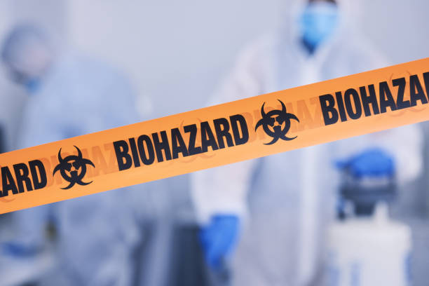 Professional Biohazard technician working in Westwood, MI